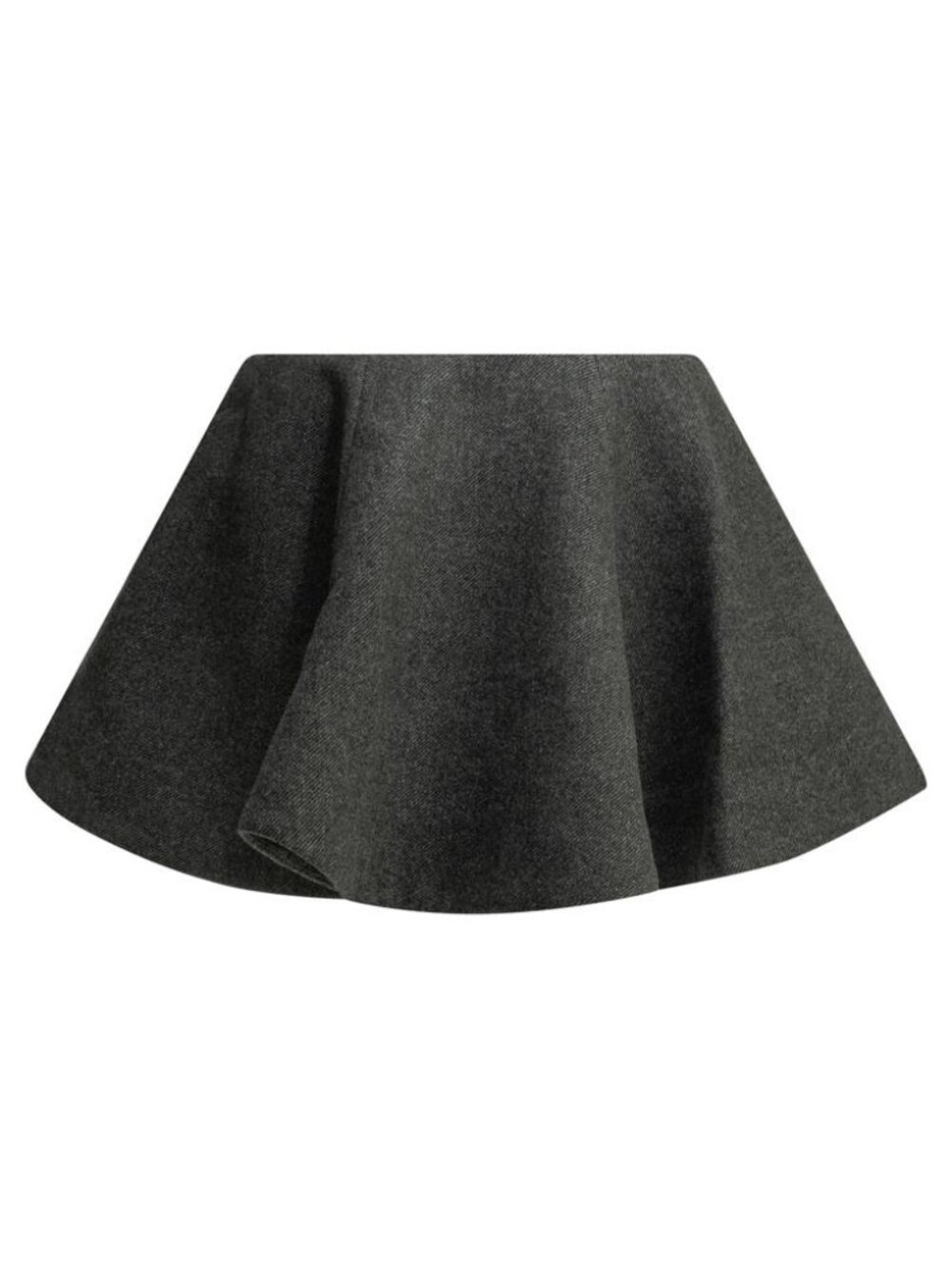 Ganni Flared Wool Miniskirt Tag Size 36 Women